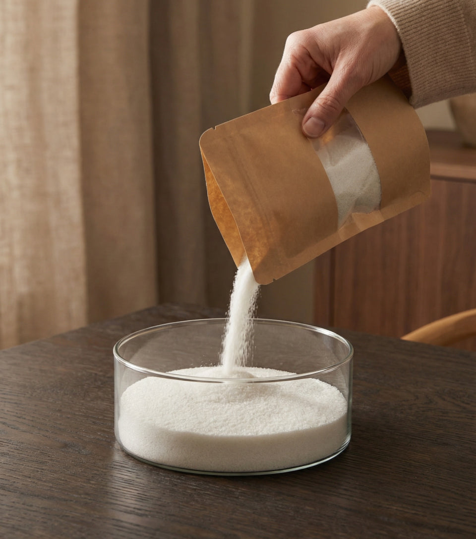 Bougie en sable réutilisable