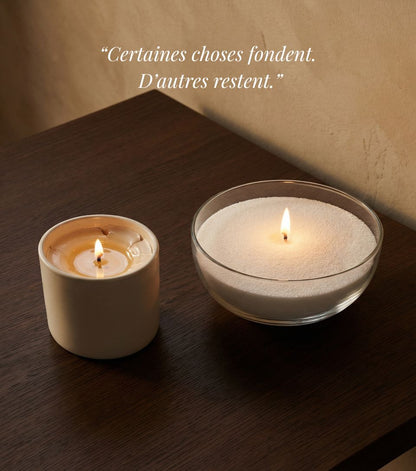 Bougie en sable réutilisable